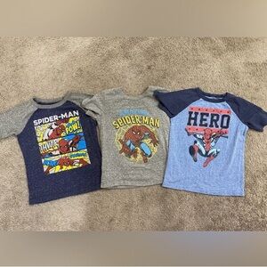 Boys Spiderman Shirt Lot size 6 (3 total)